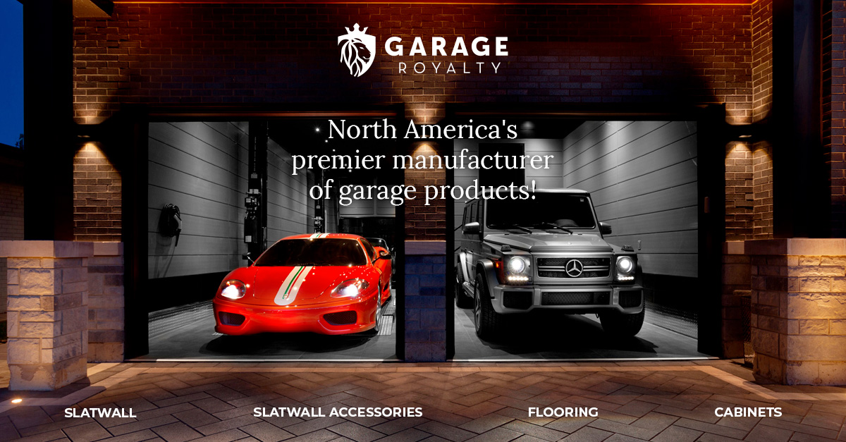 Crownwall Slatwall Garage Royalty - Garage Slatwall Accessories Canada