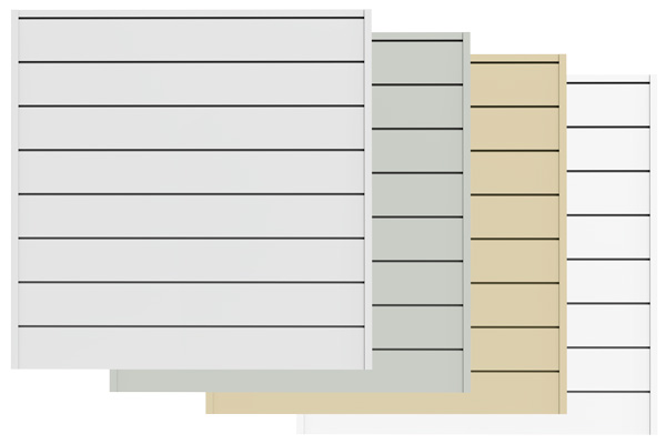 CrownWall slatwall PVC Panel Kit (4ft x 4ft)