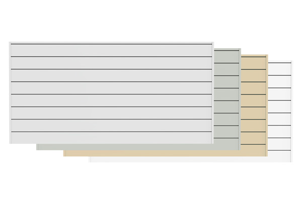 CrownWall slatwall PVC Panel Kit (4ft x 8ft)