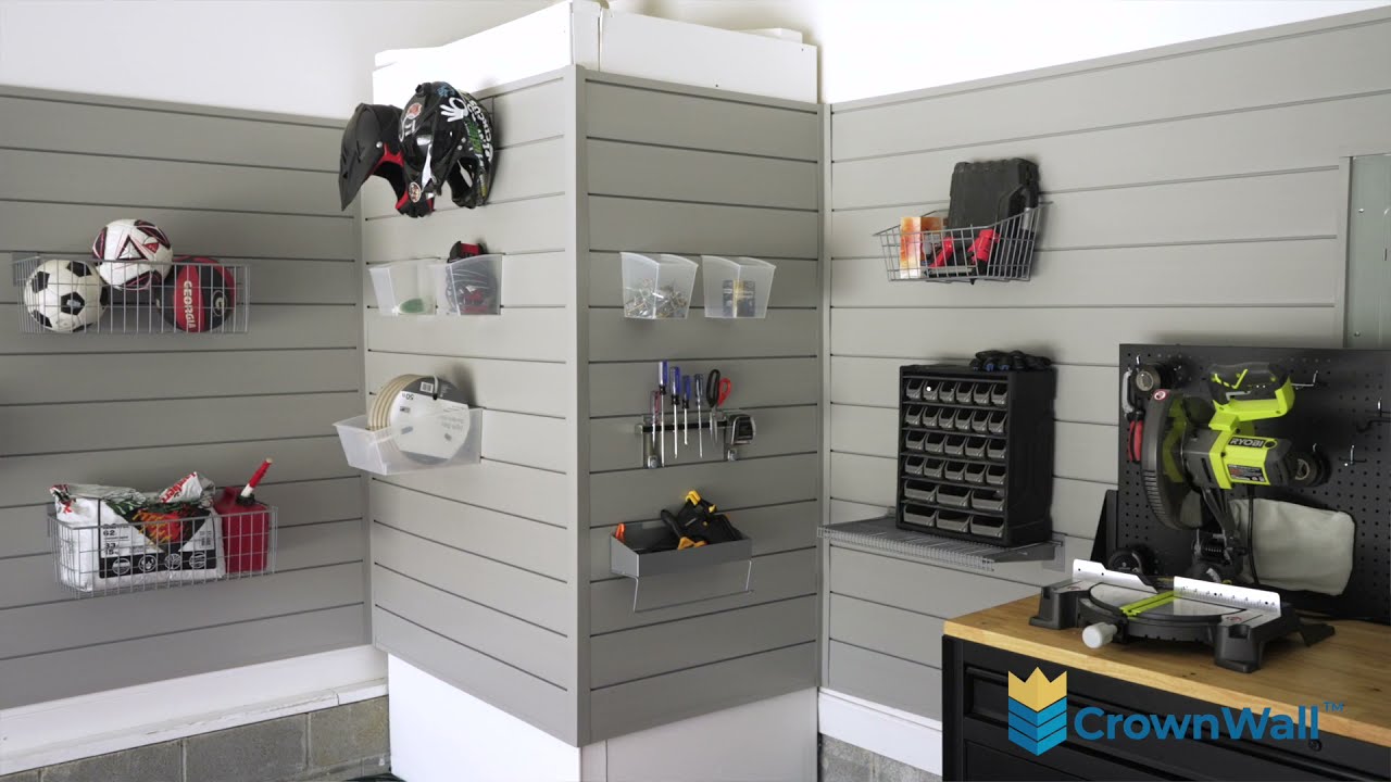 Slatwall Accessories, Garage Wall Organizer